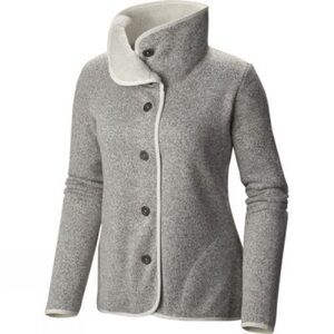 Women’s COLUMBIA fall heather gray buttoned Jacket‎ size XL